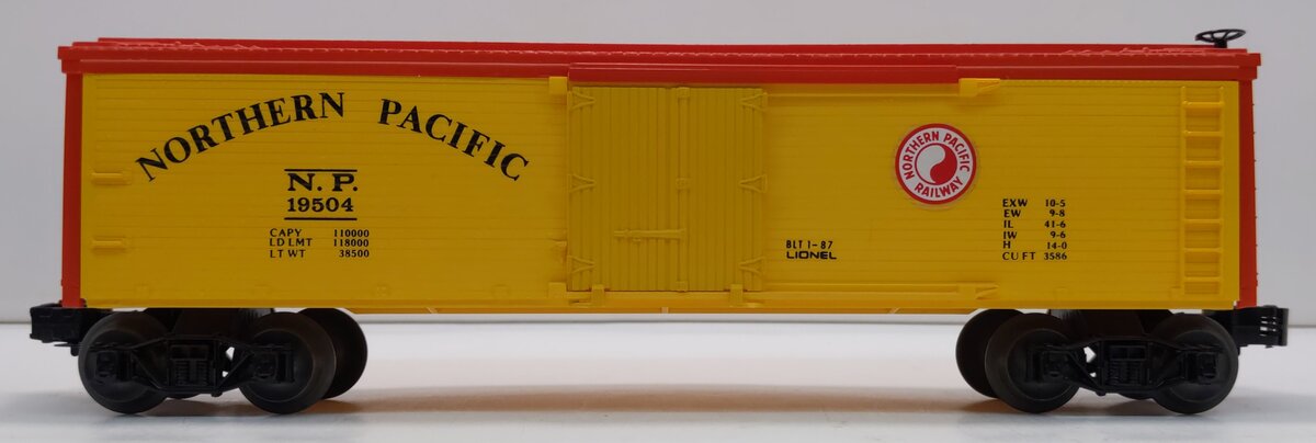 Lionel 6-19504 O Gauge Northern Pacific Woodside Reefer Car #19504 LN/Box