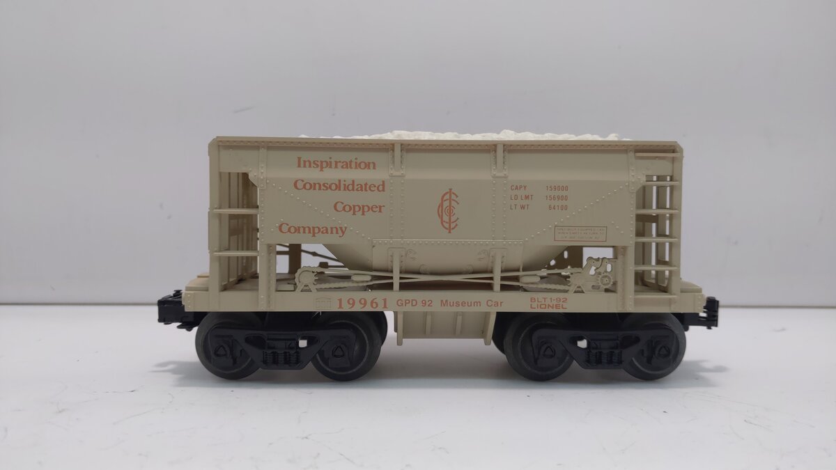 Lionel 6-19961 O Gauge Inspiration Consolidated Copper Ore Car #19961 NIB