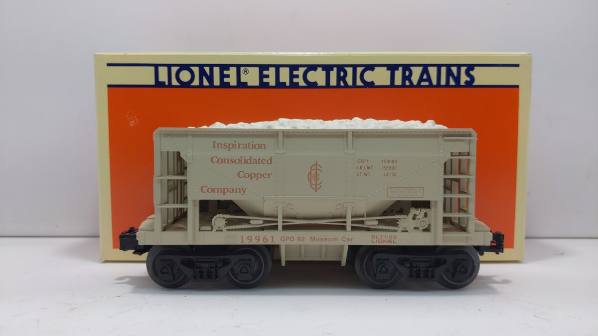 Lionel 6-19961 O Gauge Inspiration Consolidated Copper Ore Car #19961 NIB