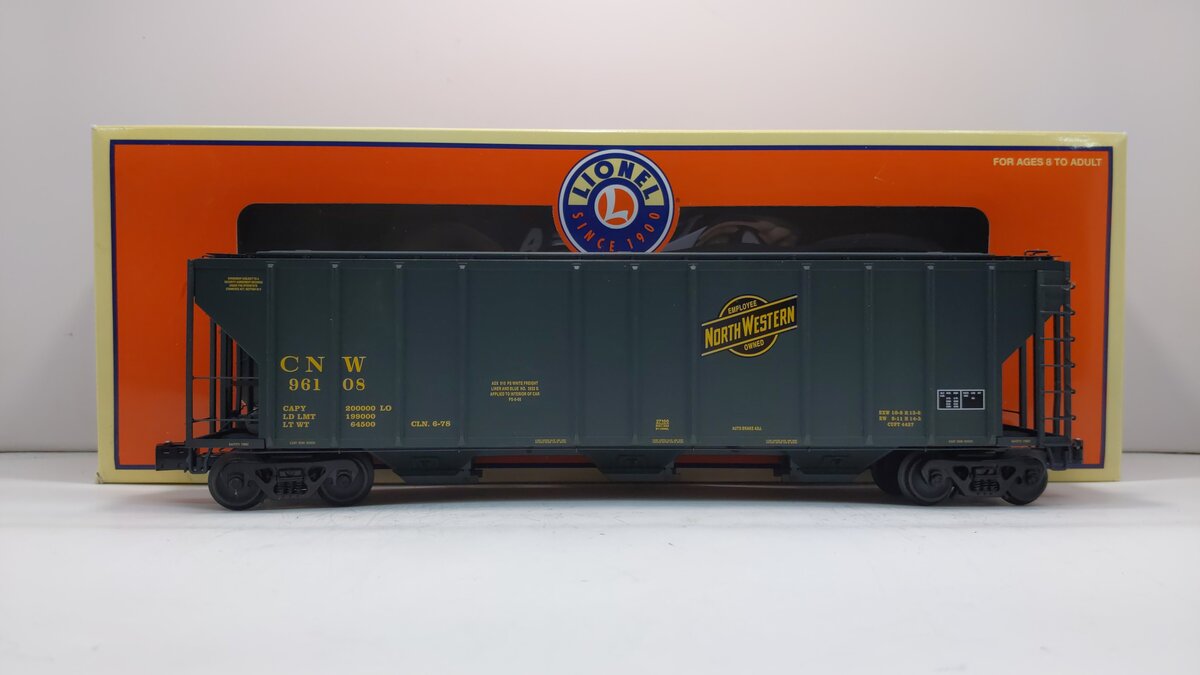 Lionel 6-27100 O Gauge Chicago and North Western PS-2 Hopper #96108 LN/Box
