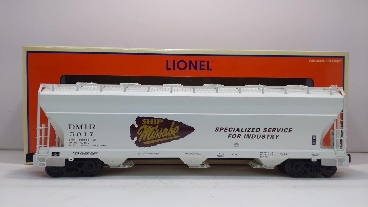 Lionel 6-27117 O Gauge DMIR 3-Bay ACF Hopper #5017 LN/Box