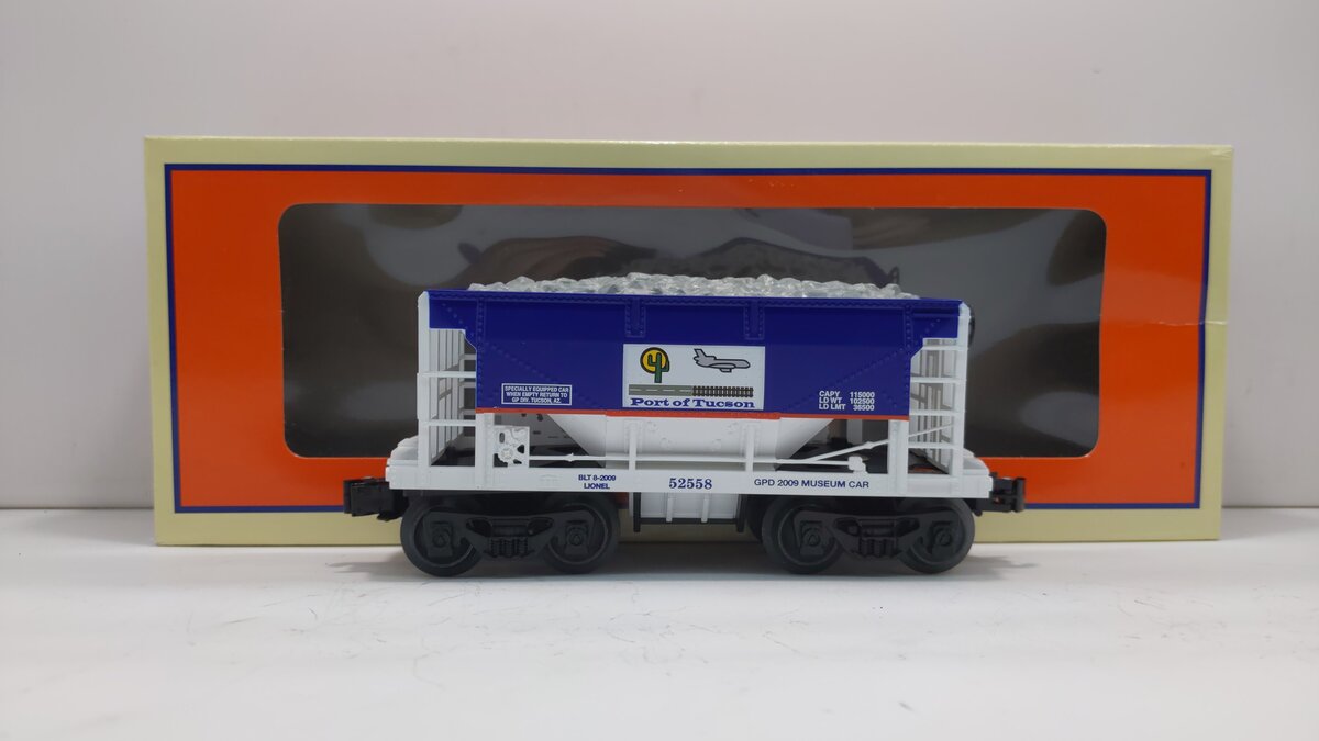 Lionel 6-52558 O Gauge TTOM 2009 Port of Tucson Ore Car #52558 EX/Box