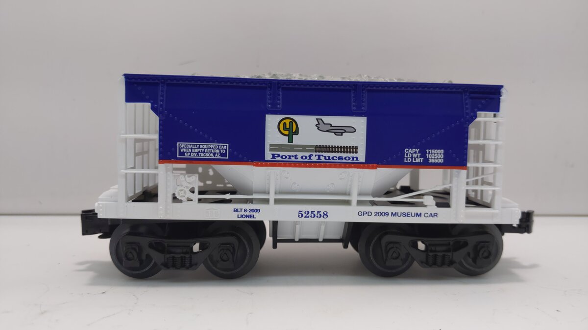 Lionel 6-52558 O Gauge TTOM 2009 Port of Tucson Ore Car #52558 EX/Box