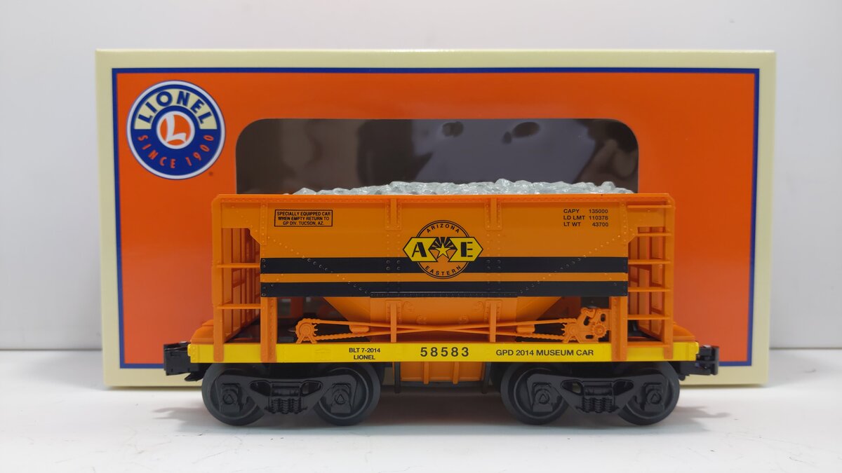 Lionel 6-58583 2014 Gadsden-Pacific AZER Ore Car LN/Box