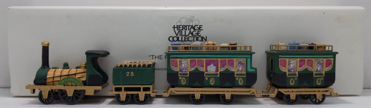 Dept 56 5573-5 Heritage Village Collection "The Flying Scot" Train Set
