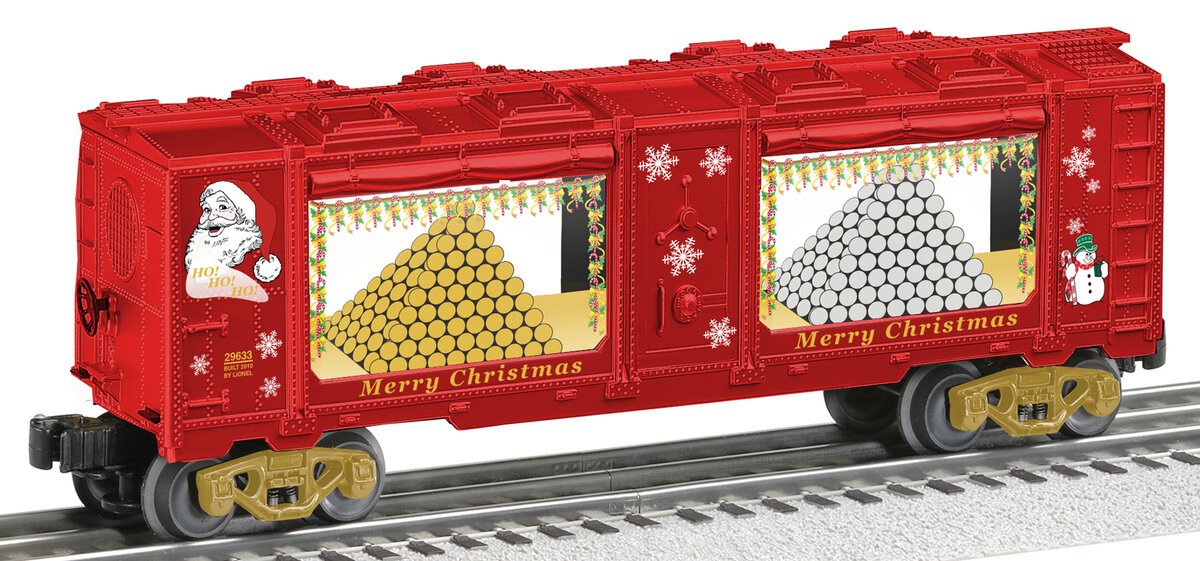 Lionel 6-29633 O Gauge Operating Christmas Lighted Ornament Mint Car