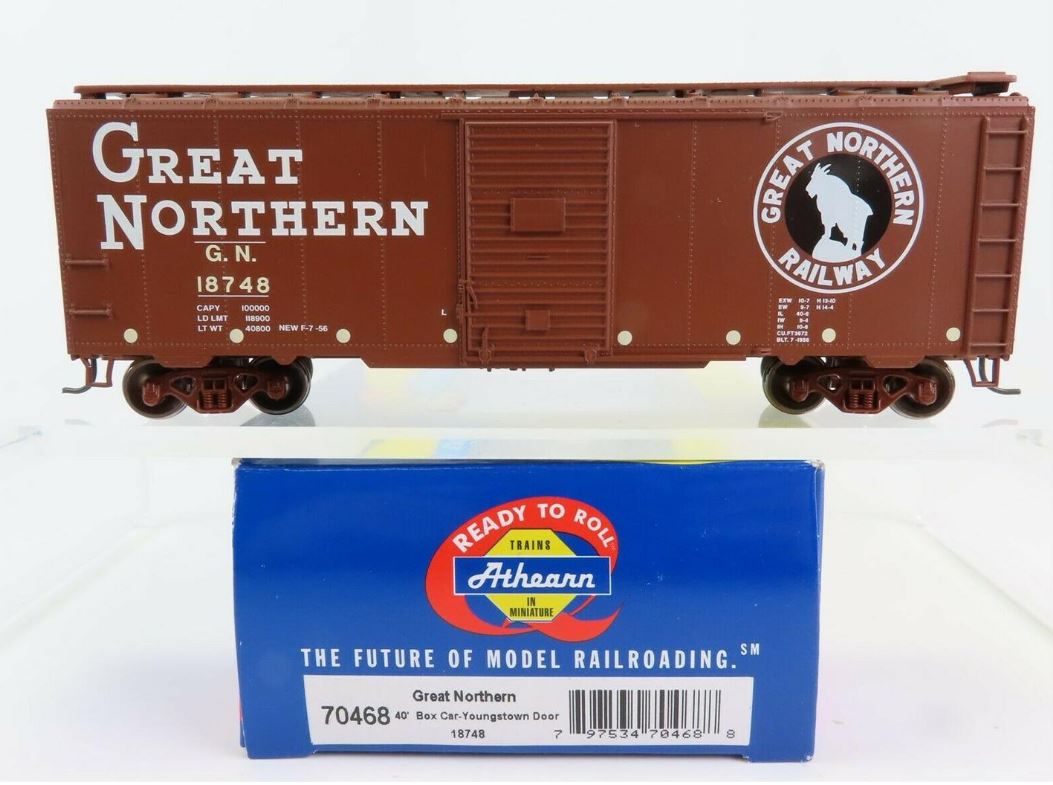 Athearn 70468 HO Scale Great Northern 40' Box Car #18748