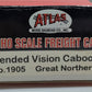 Atlas 1905 HO Scale Great Northern Extended Vision Caboose