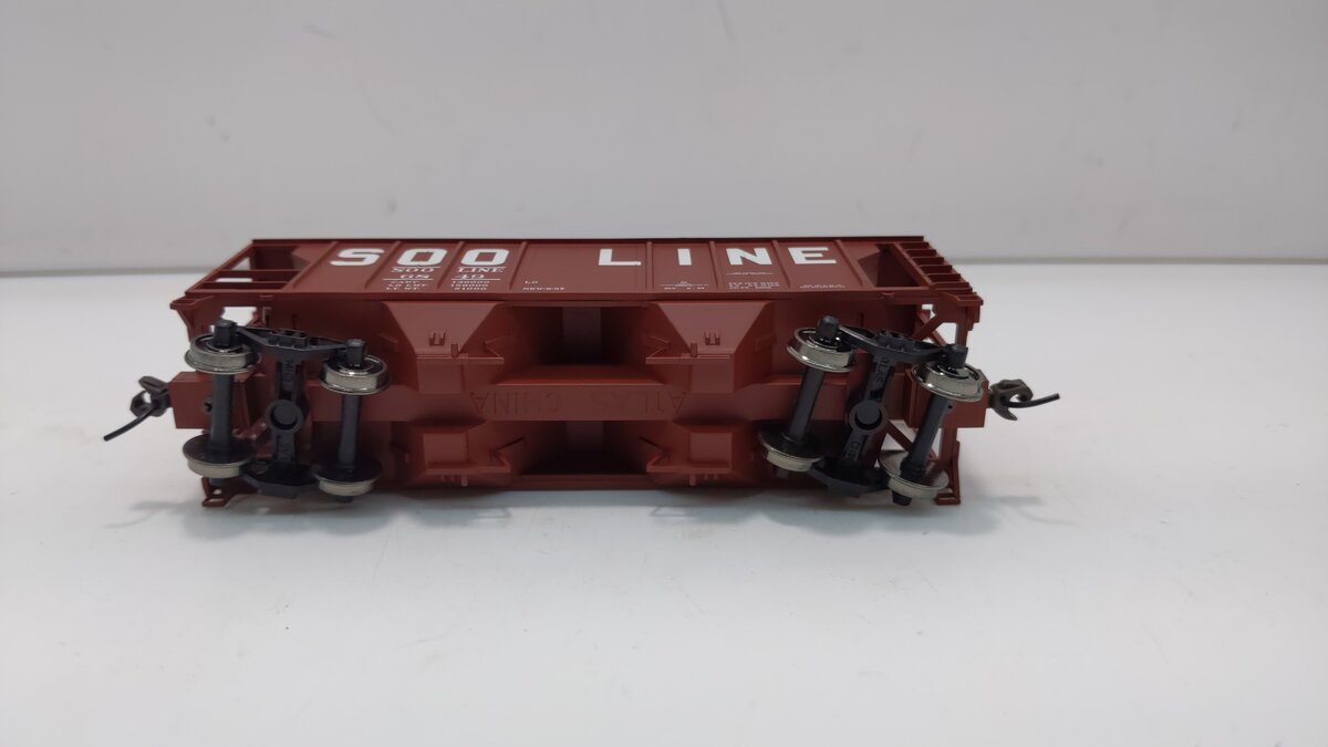 Atlas SLHTS-3 HO Scale SOO Line Covered 2-Bay Hopper #6849 MT/Box