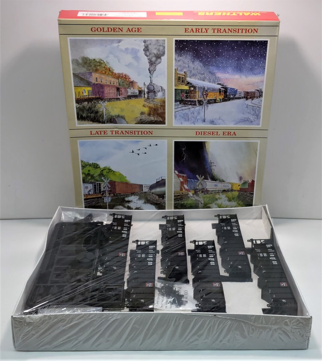 Walthers 932-49481 HO CB&Q Beet Service 100 Ton Quad Hopper (Pack of 6)