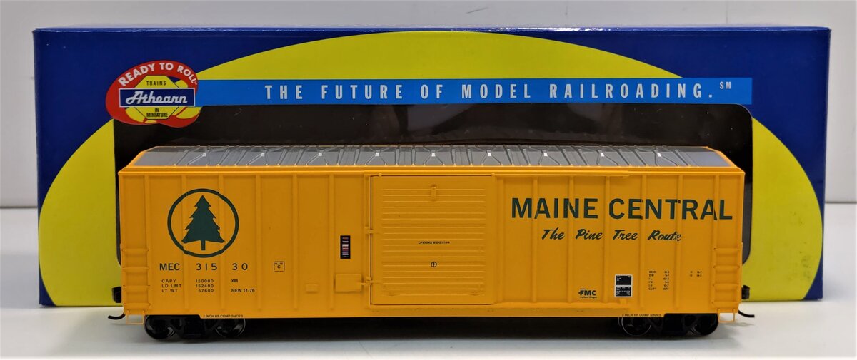 Athearn 91425 HO Scale Maine Cental (MEC) 50' FMC Boxcar #31530 LN/Box