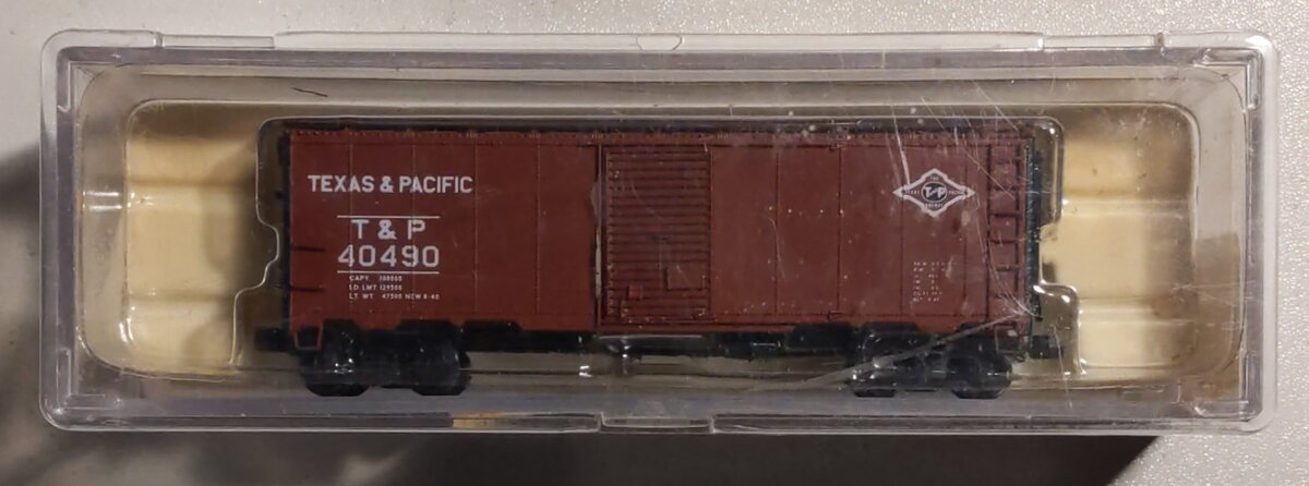 InterMountain 65717-06 N Scale Texas & Pacific 1937 AAR 40' Boxcar #40490 LN/Box