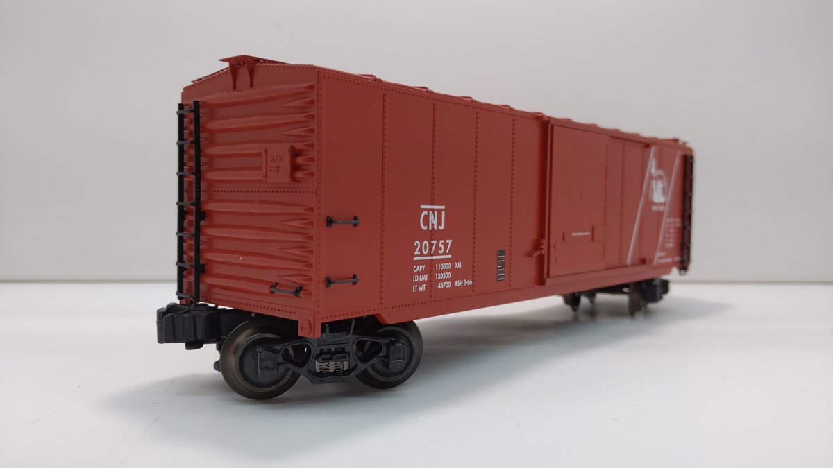 K-Line K761-1231 O Gauge Central Of New Jersey Classic Box Car #20757 LN/Box