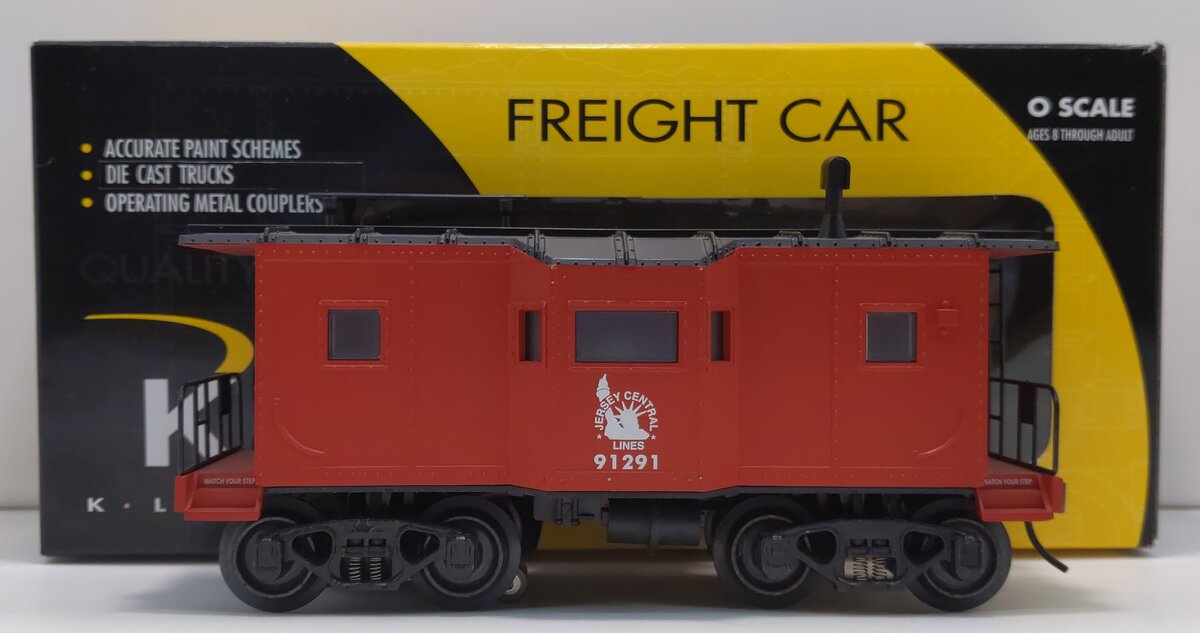 K-Line K614-1232 O CNJ Bay Window Caboose #91291 LN/Box