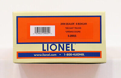 Lionel 6-29955 O Gauge 2008 Dealer's Appreciation Boxcar LN/Box