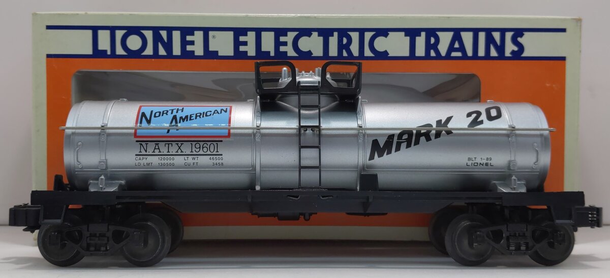 Lionel 6-19601 O Gauge North American Single Dome Tank Car #19601 LN/Box