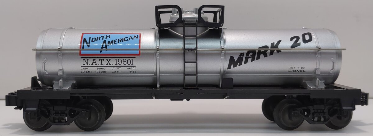 Lionel 6-19601 O Gauge North American Single Dome Tank Car #19601 LN/Box