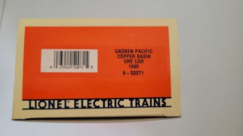 Lionel 6-52071 O Gauge Gadsen Pacific Copper Basin Ore Car LN/Box