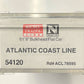 Micro-Trains 05400120 N ACL 61' 8" Bulkhead Straight Side Flatcar #78595 LN/Box