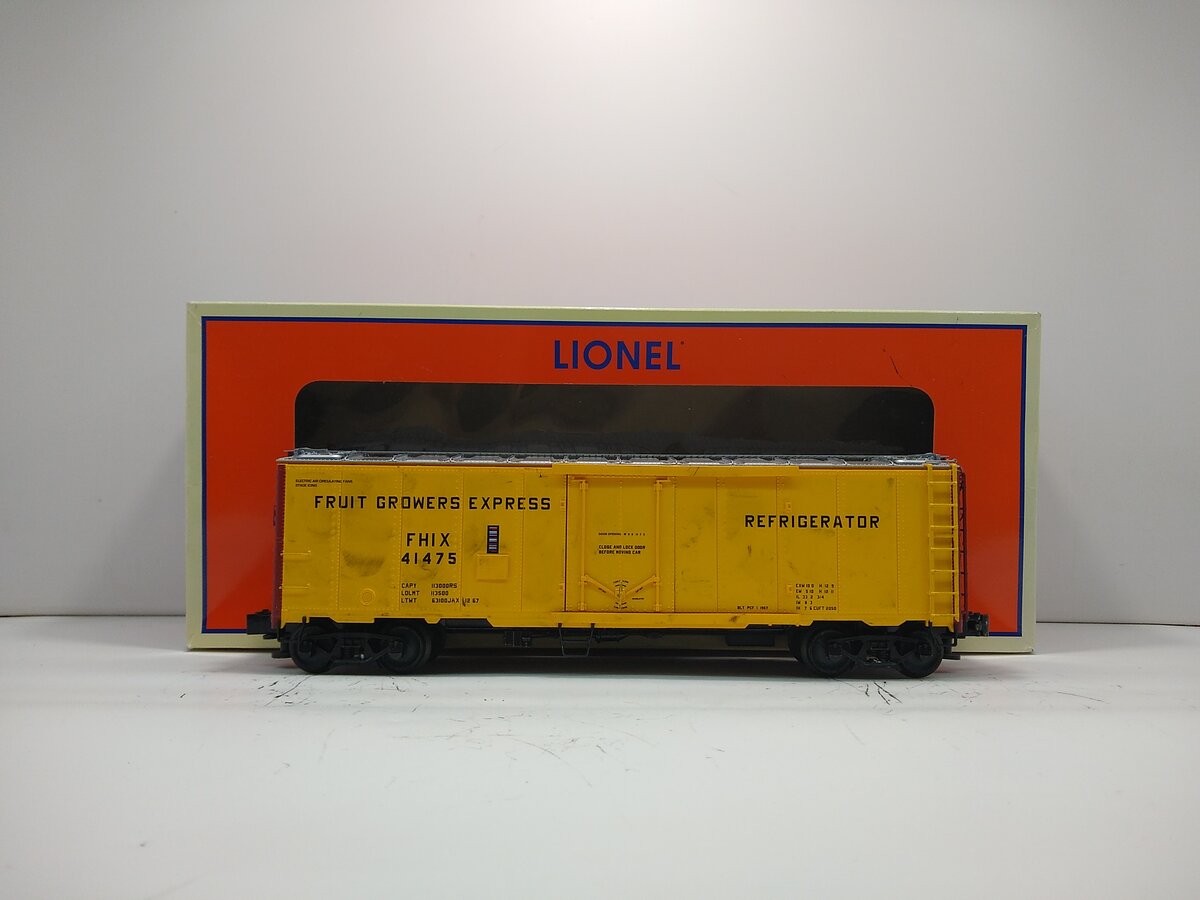 Lionel 6-84122 O Fruit Growers Express 40' Steel Reefer NIB