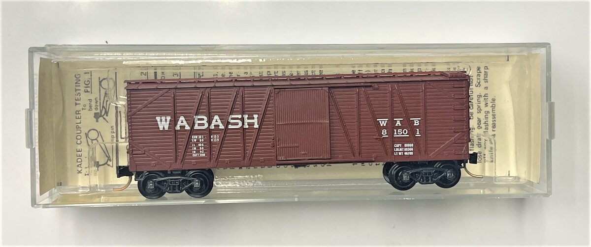 Micro-Trains 02800050 N Wabash 40' Single Door Outside Braced Boxcar #81501