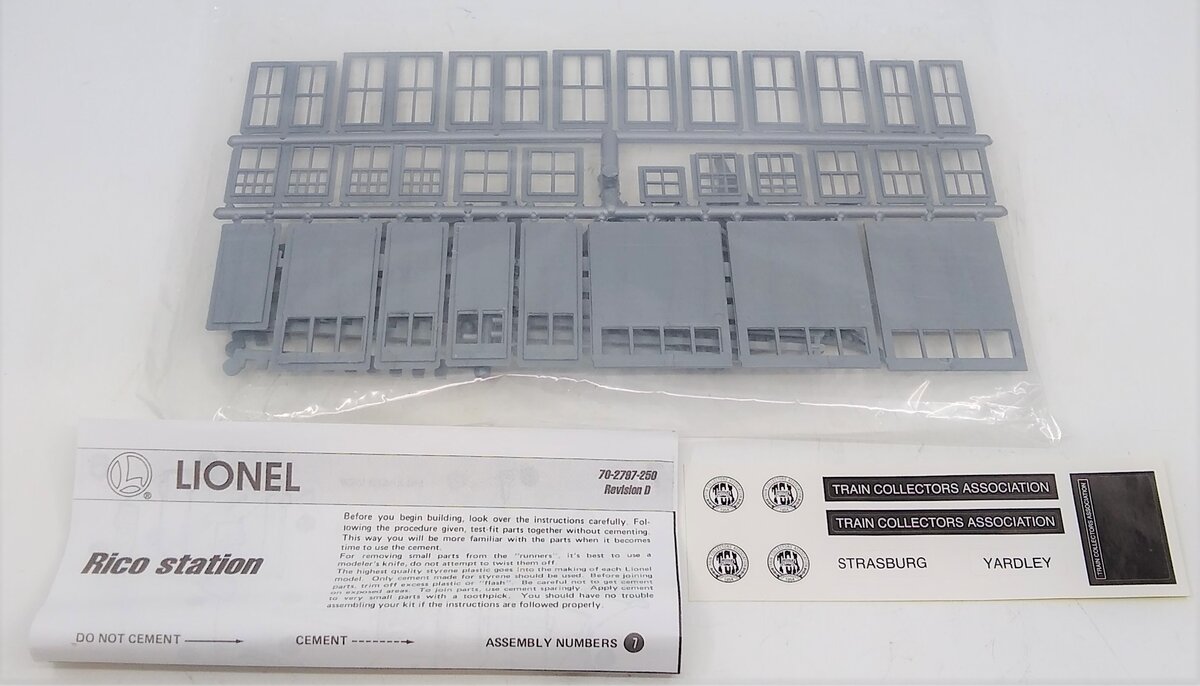 Lionel 6-52210 17579 O TCA Rico Station Kit MT/Box