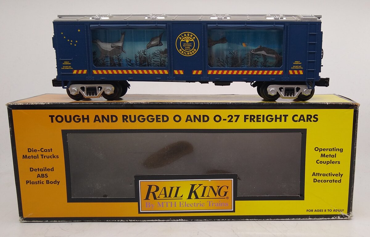 MTH 30-79192 Alaska Seals Operating Aquarium Car NIB