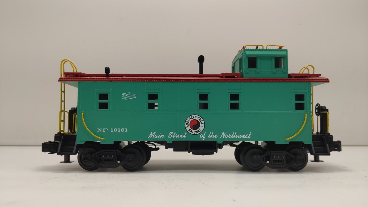 MTH 30-7772 O Northern Pacific RailKing Offset Steel Caboose Car #10101 LN/Box