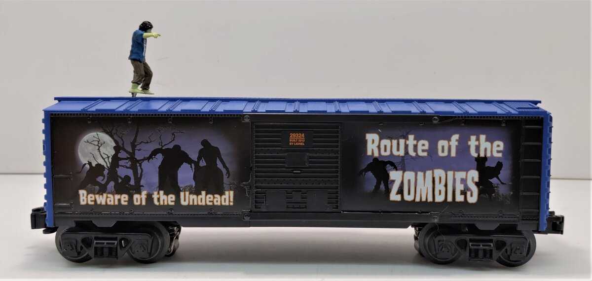 Lionel 6-29324 O Halloween Operating Walking Zombie Brakeman Car LN/Box