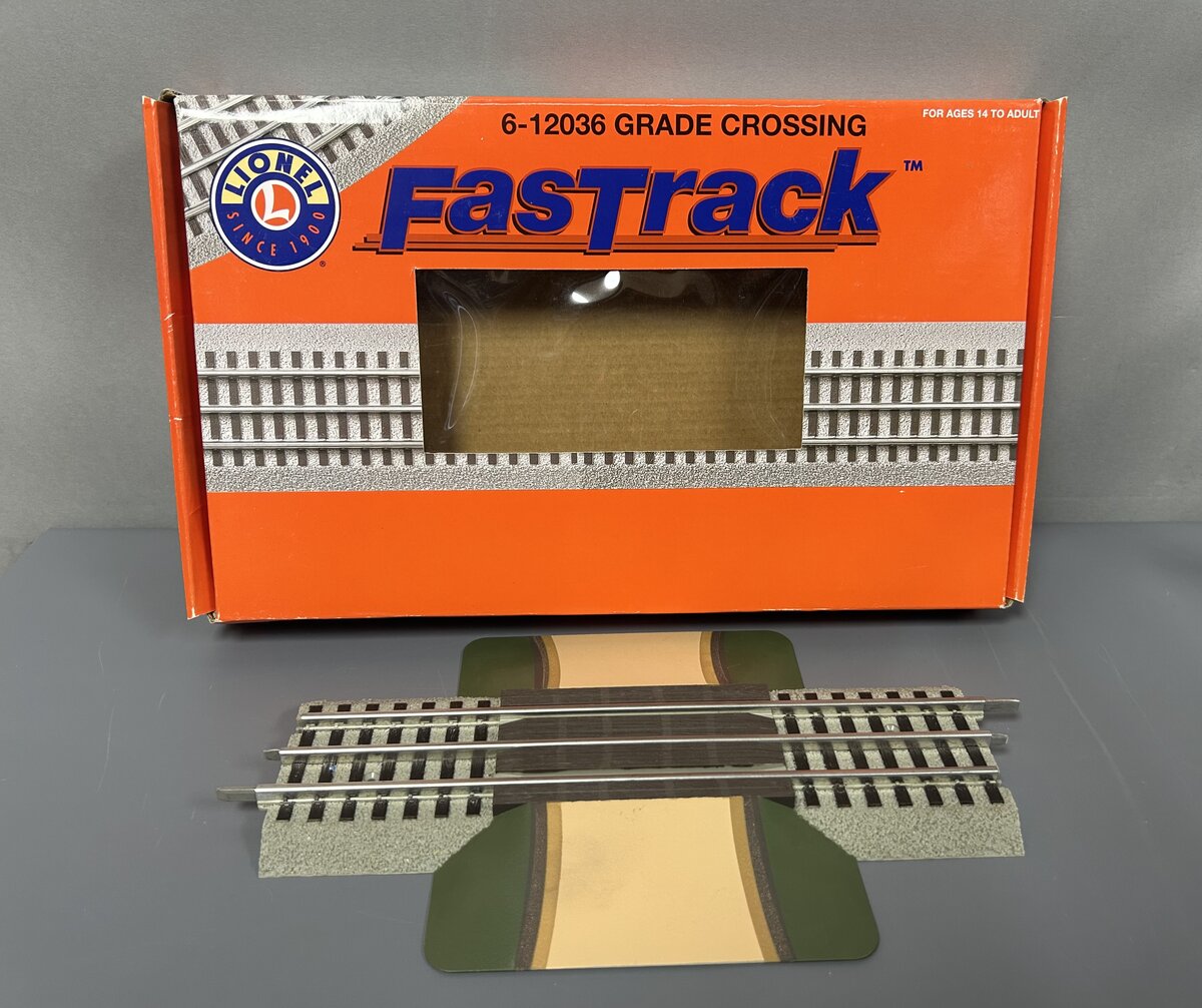 Lionel 6-12036 O Gauge FasTrack Grade Crossing