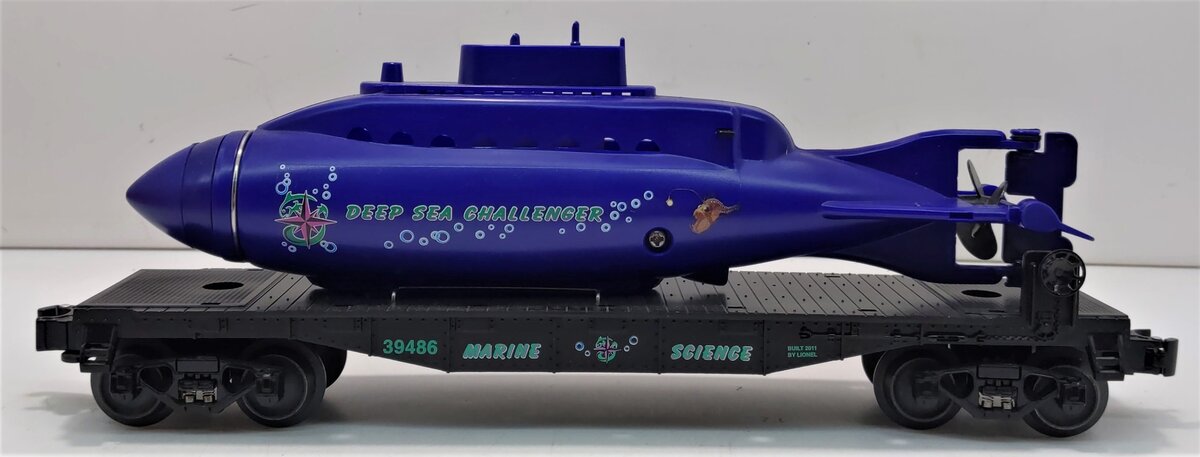 Lionel 6-39486 O Gauge Deep Sea Challenger Submarine Car