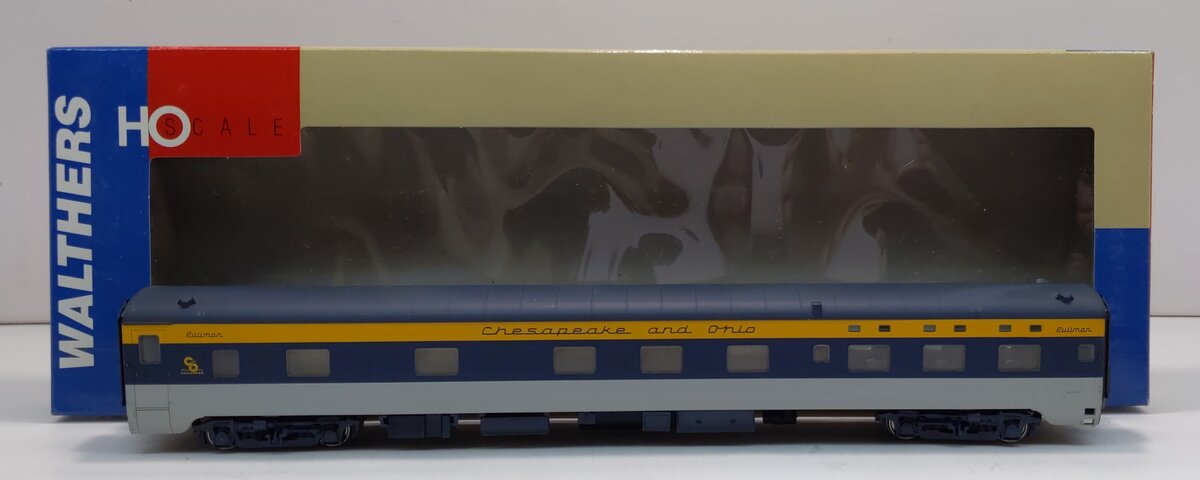 Walthers 932-6729 HO Chesapeake & Ohio Pullman Standard 6-6-4 Sleeper Car LN/Box