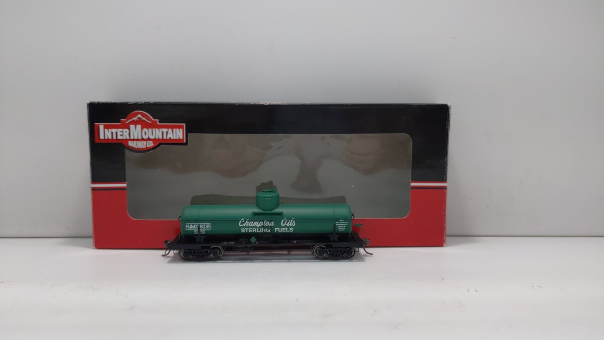 InterMountain 46329-05 HO Champion Oils/Sterling Fuels Tank Car #6035 LN/Box