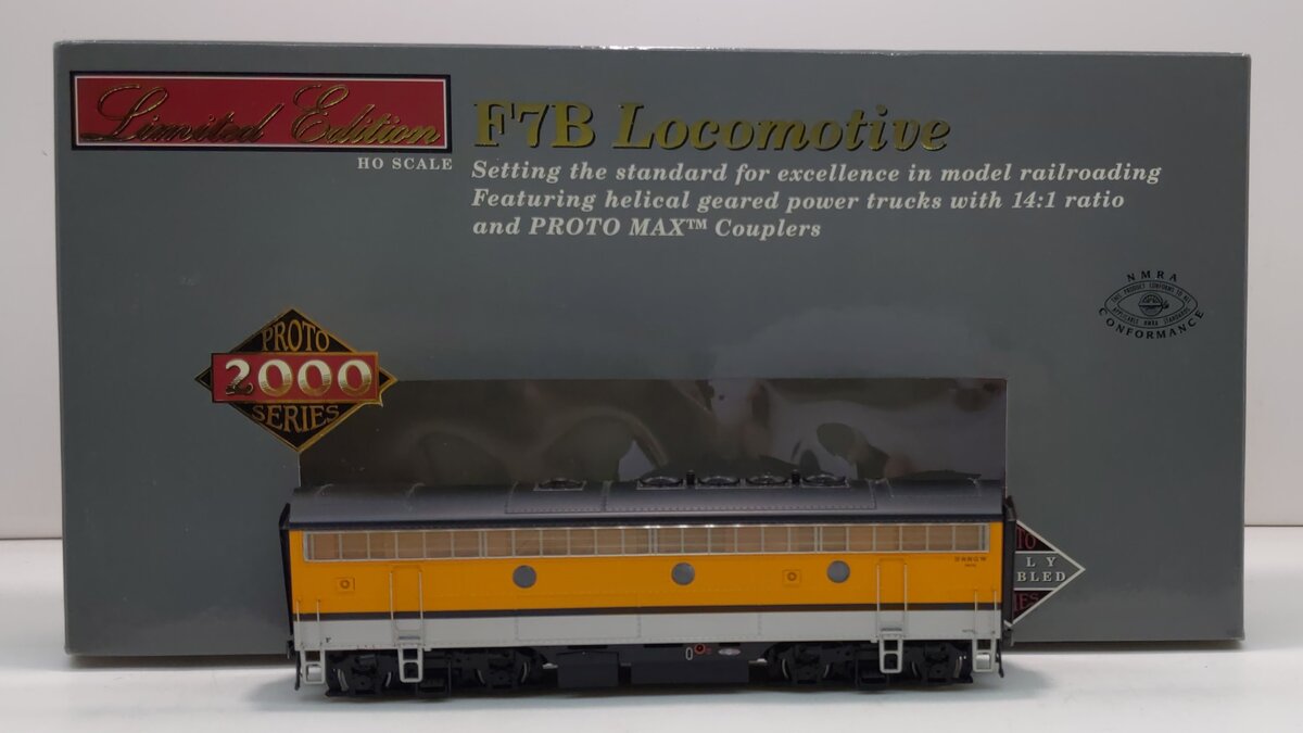 Proto 2000 920-40653 HO Scale DRGW F7B Diesel Locomotive #5672 - w/DCC LN/Box