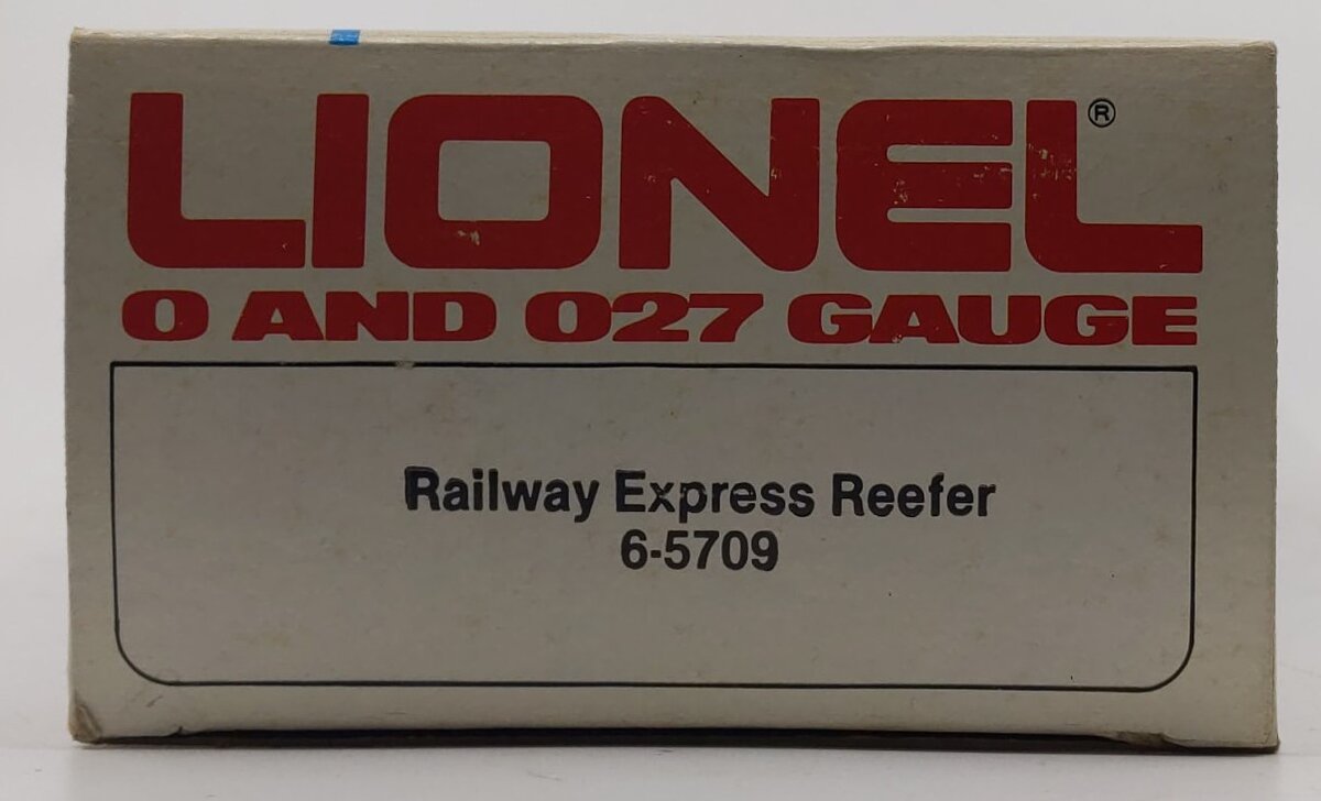 Lionel 6-5709 O Gauge Railway Express Agency Woodside Reefer NIB