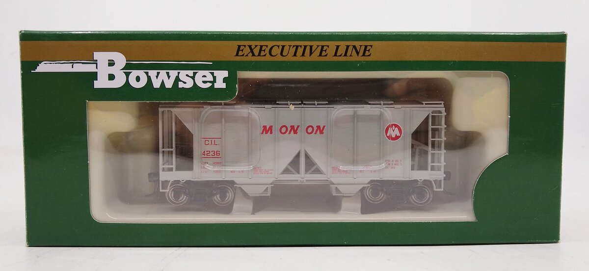 Bowser 40940 HO Monon 70-Ton 2-Bay Covered Hopper #4236