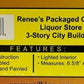 MTH 30-90225 O Gauge Renee's Liquor Store 3-Story City Building LN/Box