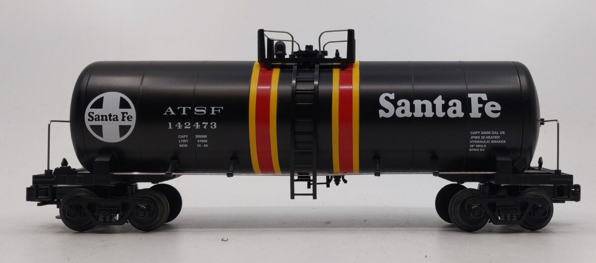 MTH 20-96016 O Gauge Santa Fe Unibody Tank Car #142473 LN/Box