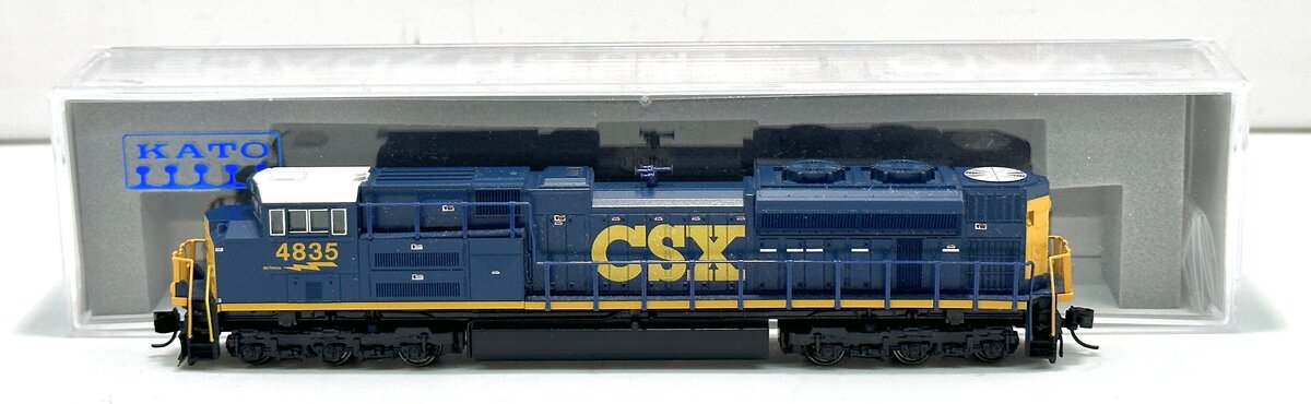 Kato 176-8436 N Scale CSX Powered EMD SD70ACe Diesel Locomotive #4835 LN/Box