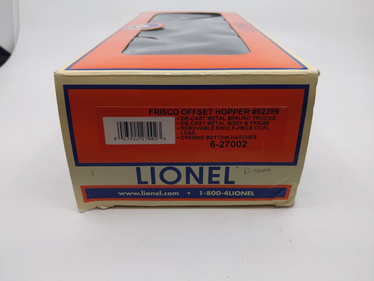 Lionel 6-27002 Frisco Offset Hopper #92399