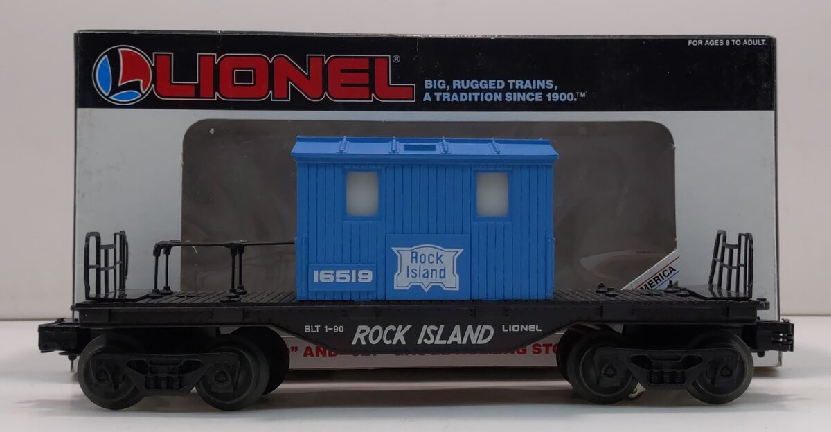 Lionel 6-16519 O Gauge Rock Island Transfer Lighted Caboose LN/Box