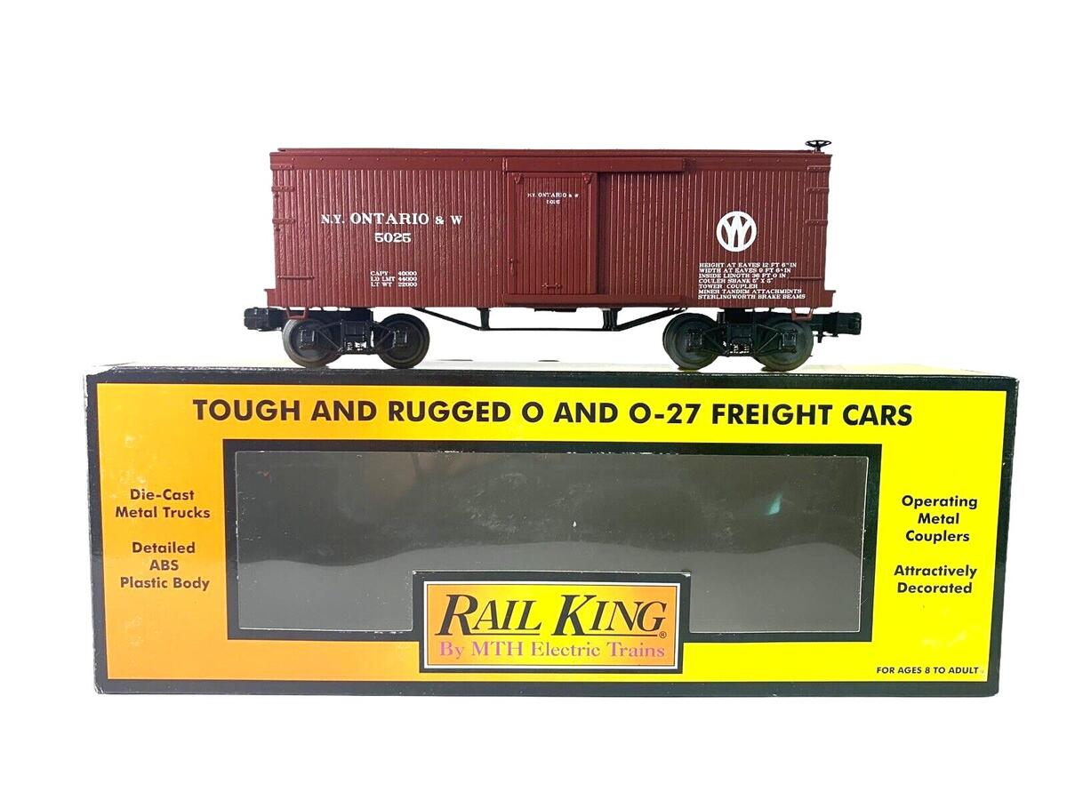 MTH 30-74453 O Gauge New York Ontario & Western Box Car #5025