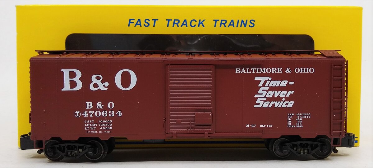 American Models 1102 S Baltimore & Ohio 40' Boxcar #470634 LN/Box