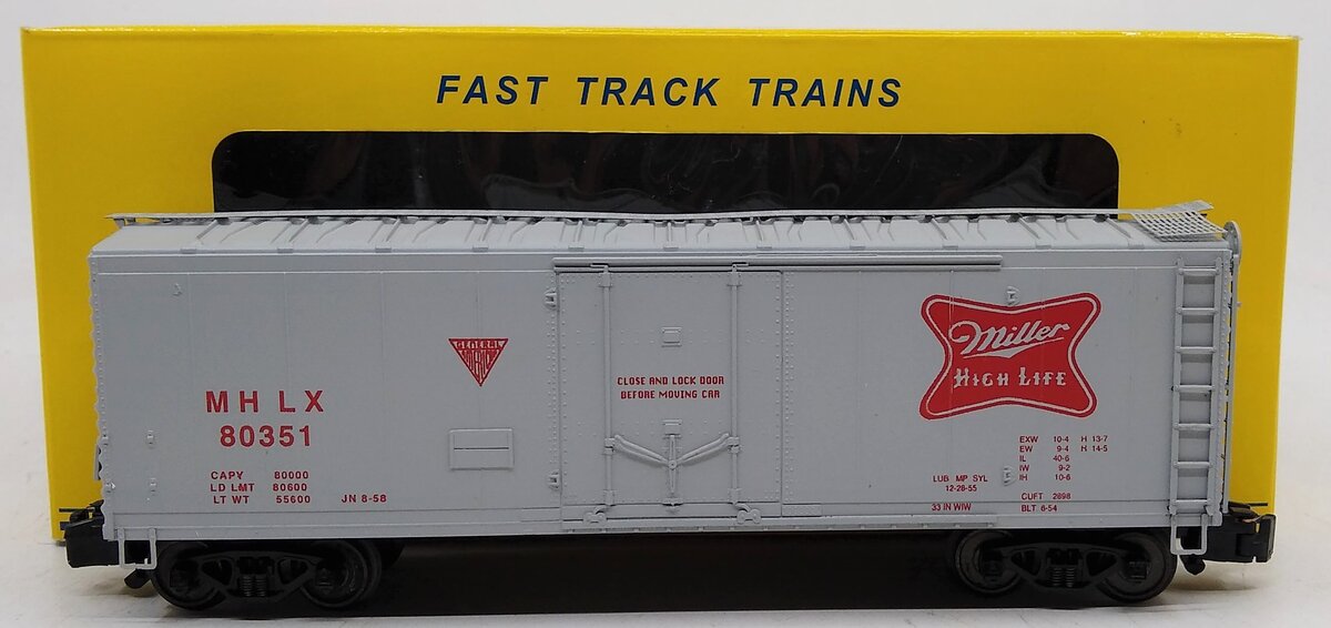 American Models 2222 S Scale Miller High Life Boxcar #80351 LN/Box
