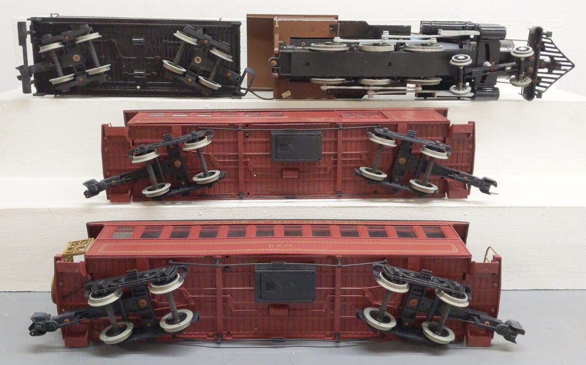 Bachmann 90022 G Scale Gold Rush 4-6-0 Steam Locomotive Train Set VG/Box
