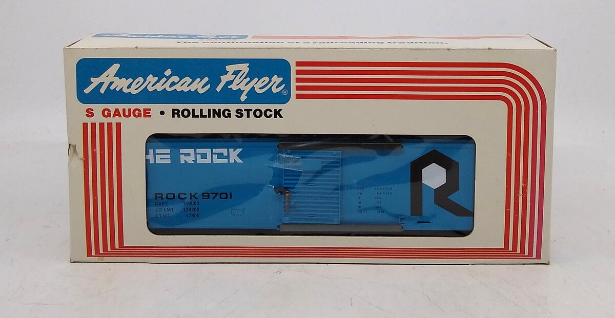 American Flyer 4-9701 S Gauge The Rock Box Car #9701 EX/Box