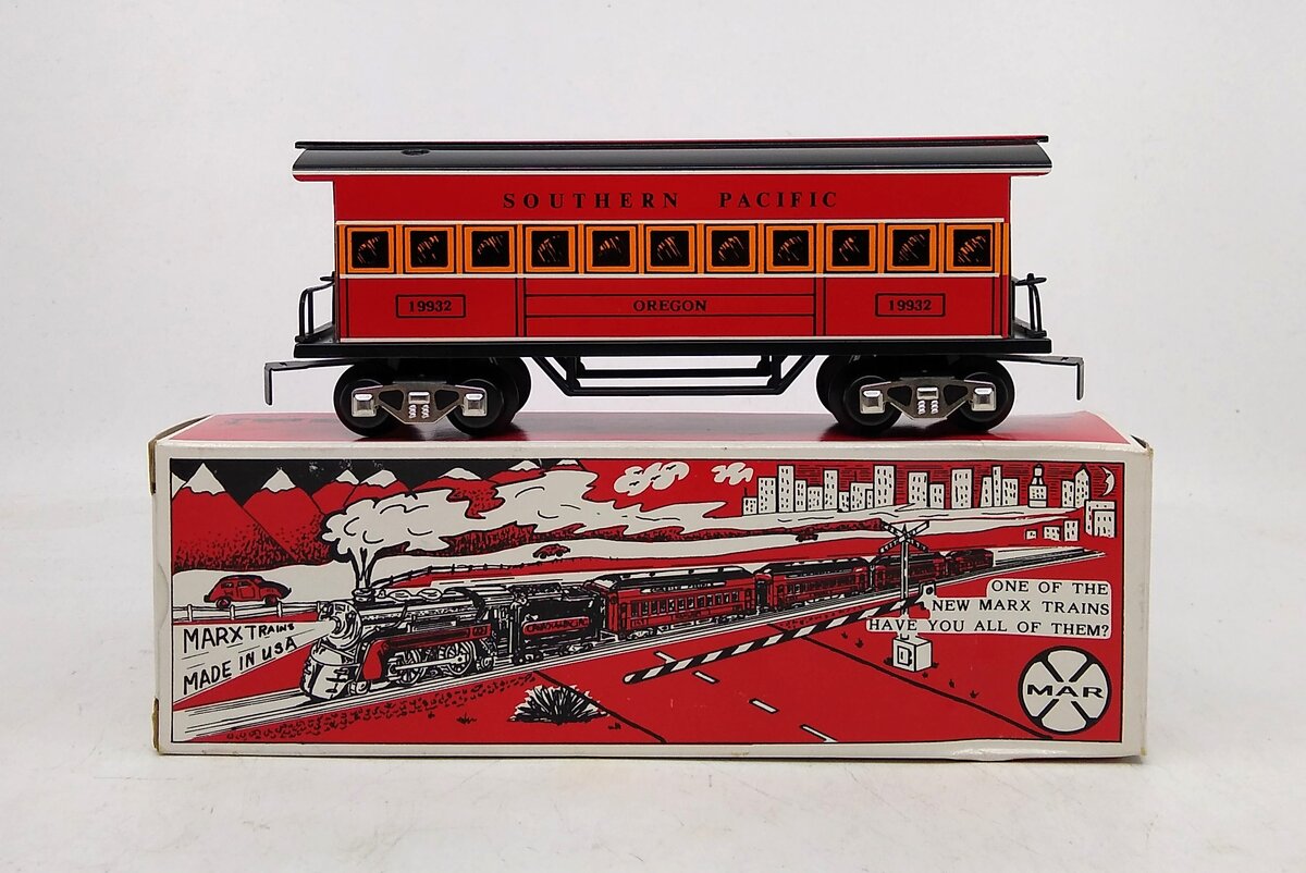 Marx 19932 O Gauge TTOS 1993 Southern Pacific Coach Passenger Car NIB