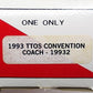 Marx 19932 O Gauge TTOS 1993 Southern Pacific Coach Passenger Car NIB