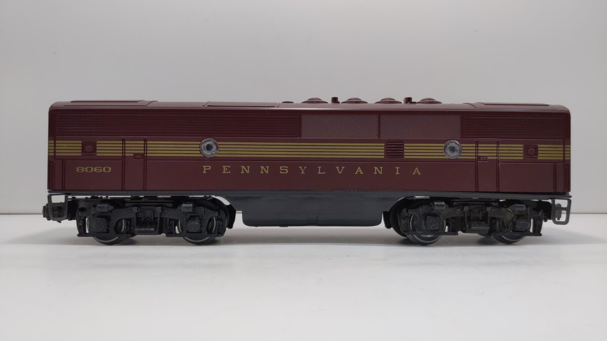 Lionel 6-8060 O Pennsylvania Tuscan F-3 B Unit Dummy Diesel Locomotive #8060 LN/Box
