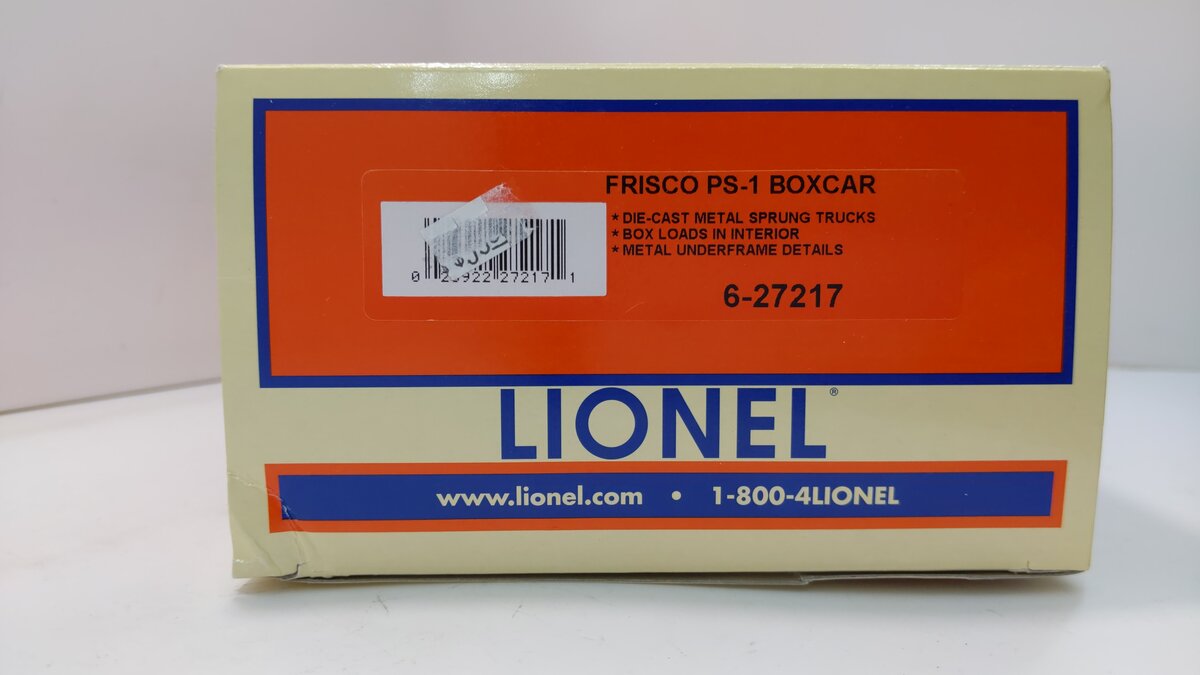 Lionel 6-27217 O Gauge Frisco PS-1 Boxcar #17826 LN/Box